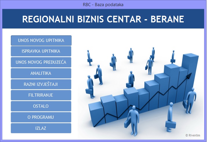 База података Регионалног бизнис центра доступна за преузимање